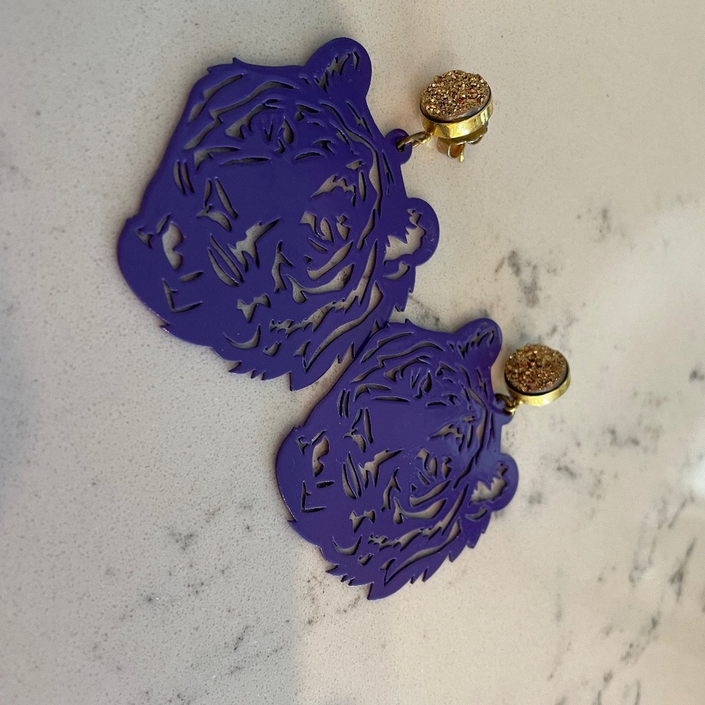 Tiger Earrings